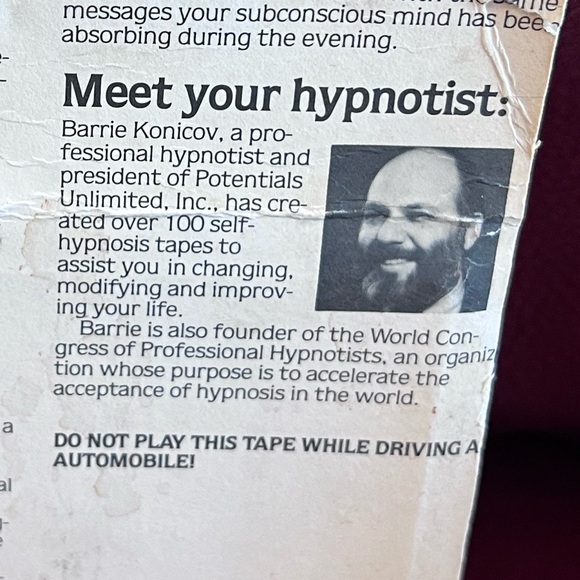 Potentials Unlimited Subliminal Persuasion Self-Hypnosis Cassette 1980s unopened - Picture 4 of 6
